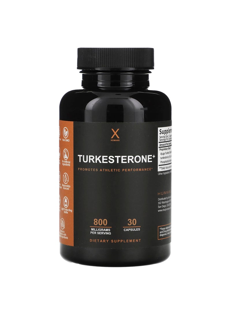 Turkesterone+, 800 mg, 30 Capsules